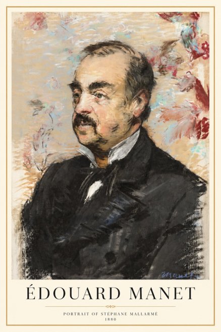 Édouard Manet Portrait of Stéphane Mallarmé I No1 - Plakát