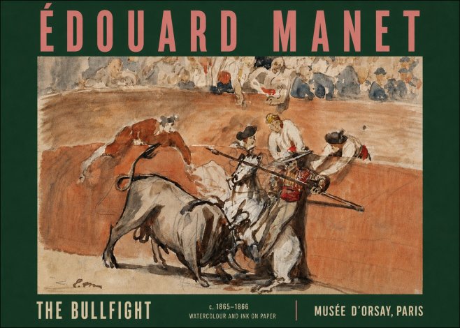 Édouard Manet The Bullfight I No5 - Plakát