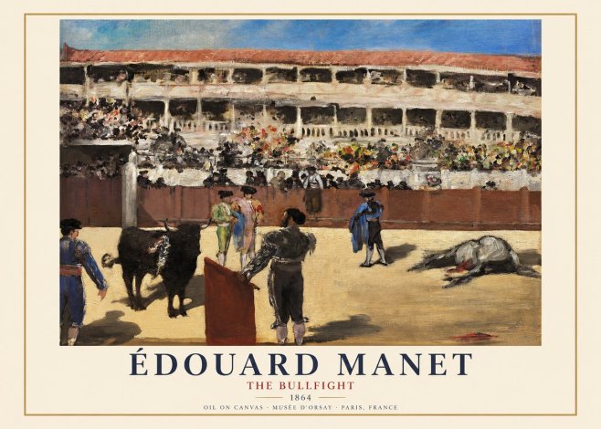 Édouard Manet The Bullfight II No1 - Plakát