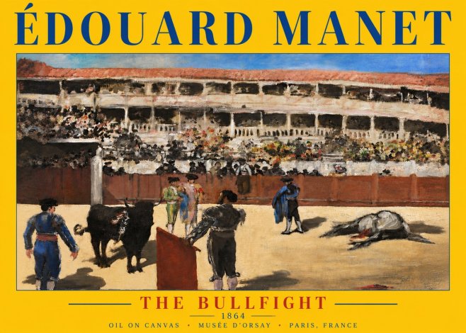 Édouard Manet The Bullfight II No5 - Plakát