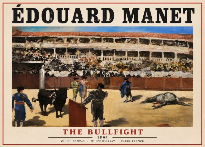 Édouard Manet The Bullfight II No6 - Plakát