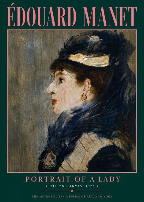 Édouard Manet Portrait of a Lady No6 - Plakát