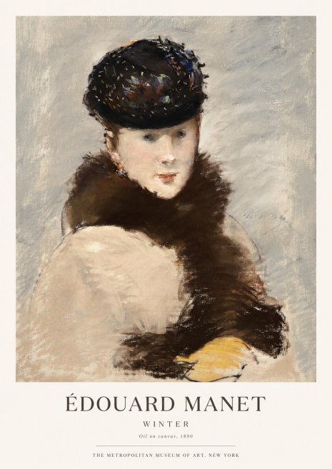 Édouard Manet Winter No1 - Plakát