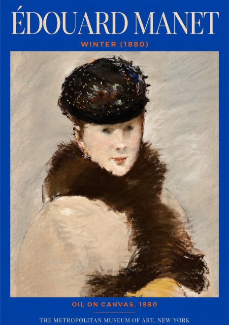 Édouard Manet Winter No2 - Plakát