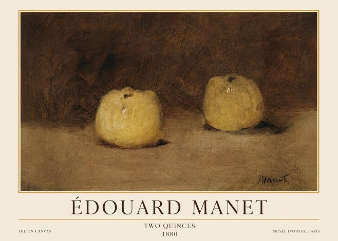 Édouard Manet Two Quinces No1 - Plakát