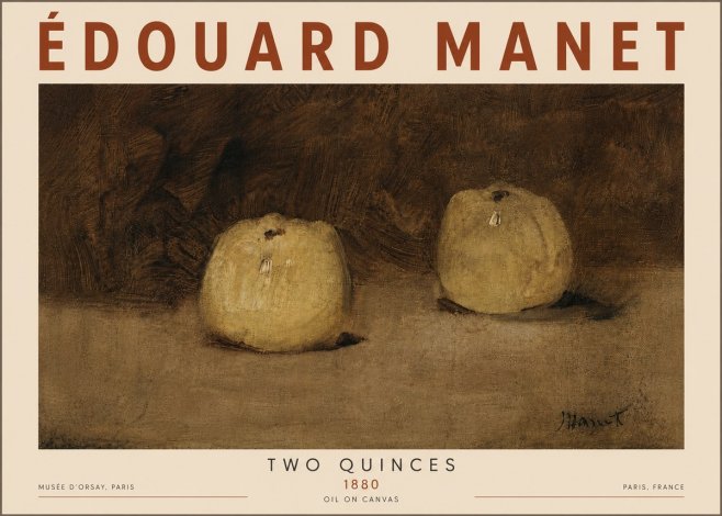 Édouard Manet Two Quinces No6 - Plakát