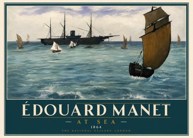 Édouard Manet At Sea No6 - Plakát