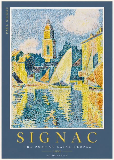 Signac The Port of Saint-tropez No2 - Plakát