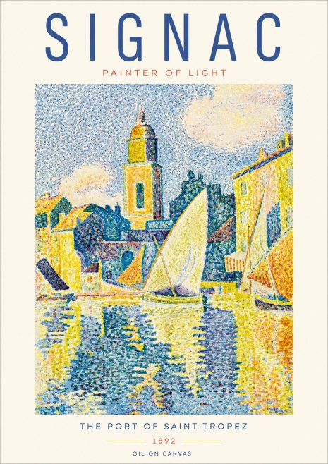 Signac The Port of Saint-tropez No3 - Plakát
