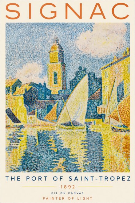 Signac The Port of Saint-tropez No4 - Plakát