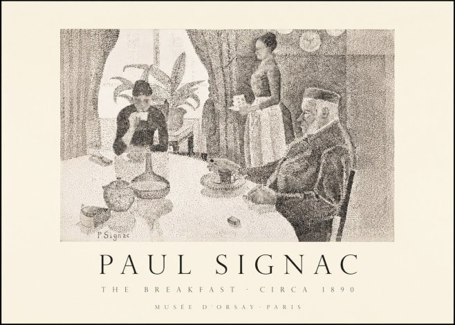Signac The Breakfast No1 - Plakát