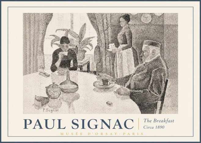 Signac The Breakfast No2 - Plakát