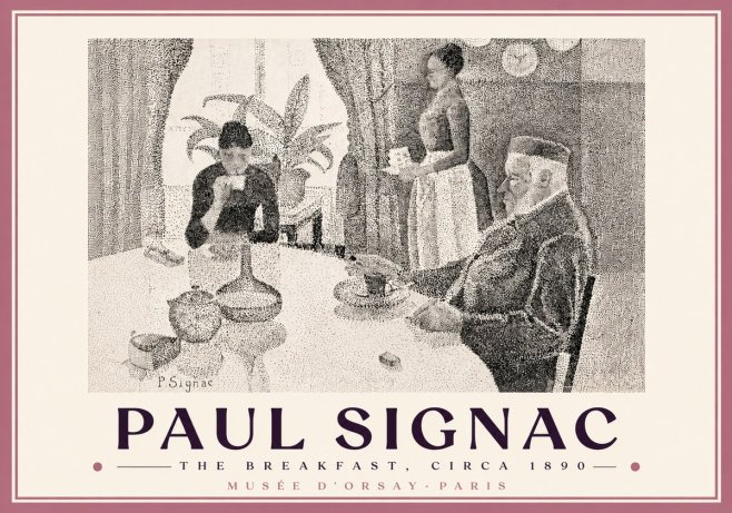 Signac The Breakfast No5 - Plakát