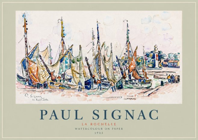 Signac La Rochelle I No2 - Plakát