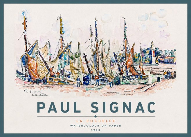 Signac La Rochelle I No4 - Plakát