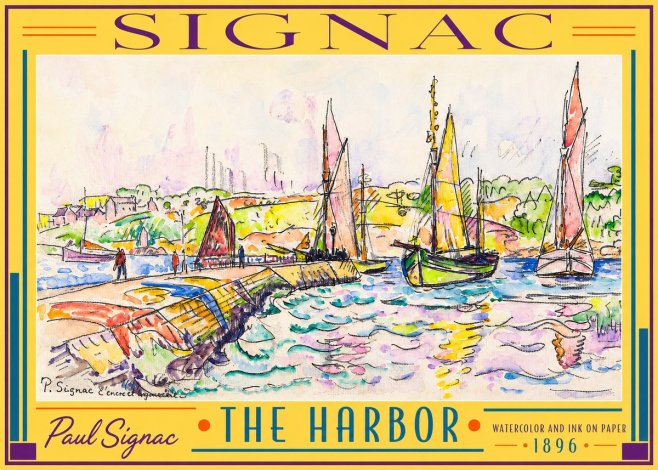 Signac The Harbor I No2 - Plakát