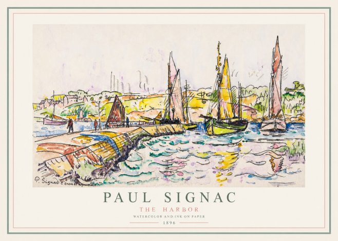 Signac The Harbor I No3 - Plakát