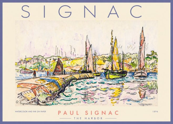 Signac The Harbor I No4 - Plakát