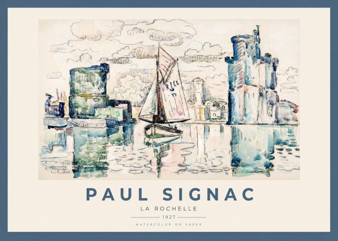 Signac La Rochelle II No2 - Plakát