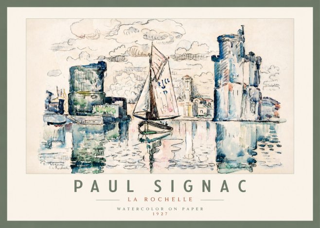 Signac La Rochelle II No6 - Plakát
