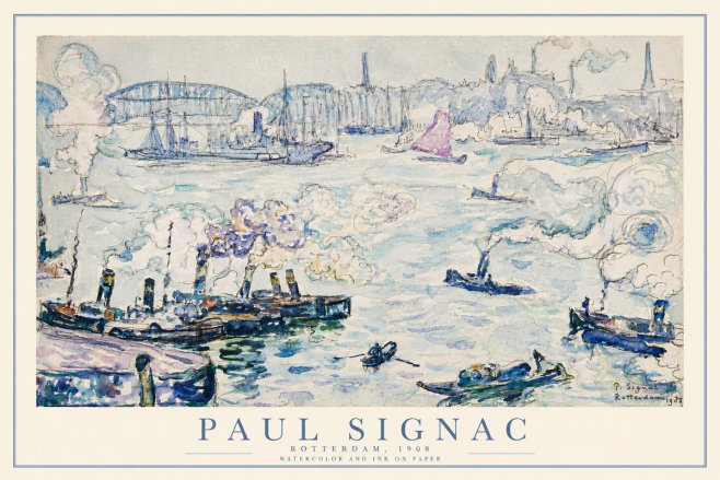 Signac Rotterdam, 1908 No3 - Plakát