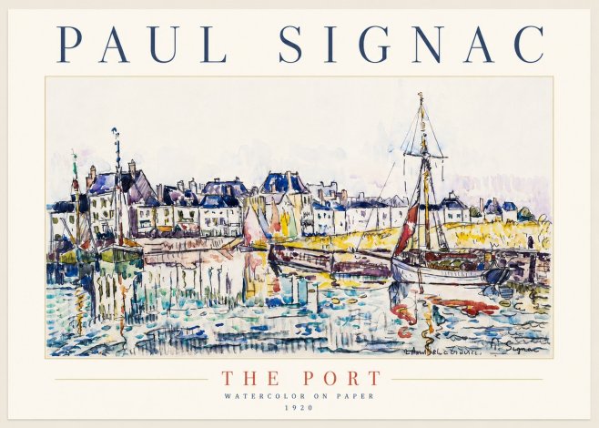 Signac The Port I No5 - Plakát