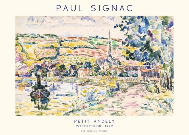 Signac Petit Andely No1 - Plakát