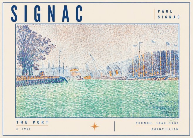 Signac The Port II No3 - Plakát