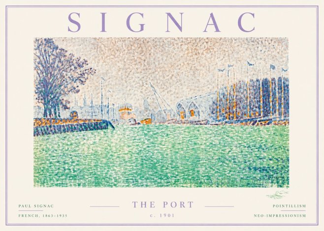 Signac The Port II No6 - Plakát