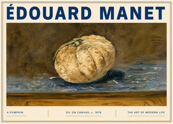 Édouard Manet A Pumpkin No6 - Plakát
