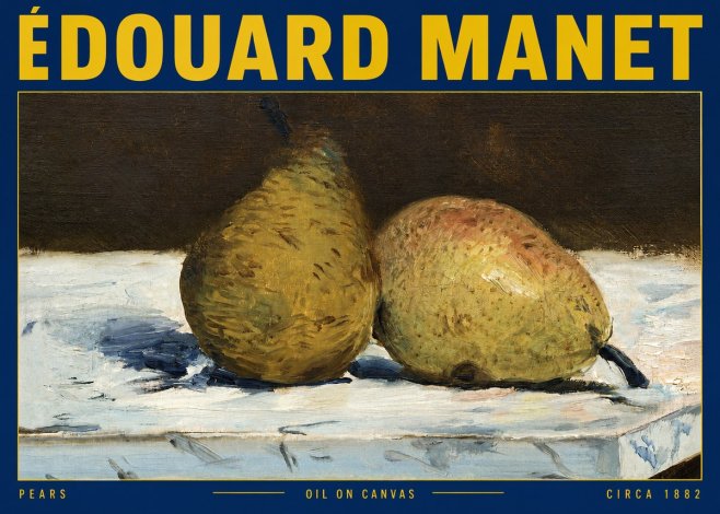 Édouard Manet Pears No2 - Plakát