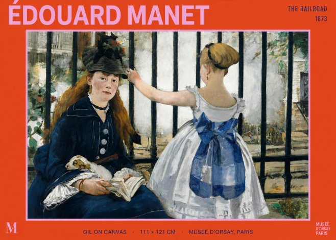 Édouard Manet The Railroad No2 - Plakát