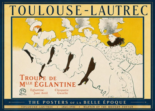 Toulouse-Lautrec Troupe De Mlle Églantine No2 - Plakát