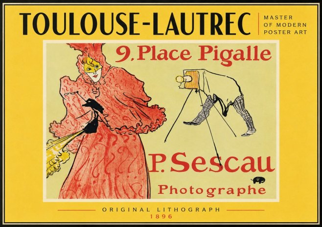 Toulouse-Lautrec 9. Place Pigalle No4 - Plakát