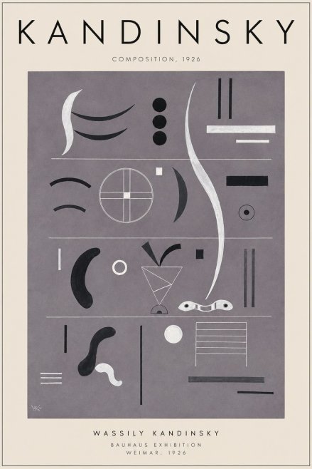 Kandinsky Composition I No3 - Plakát