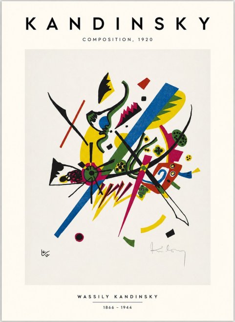 Kandinsky Composition, 1920 No1 - Plakát