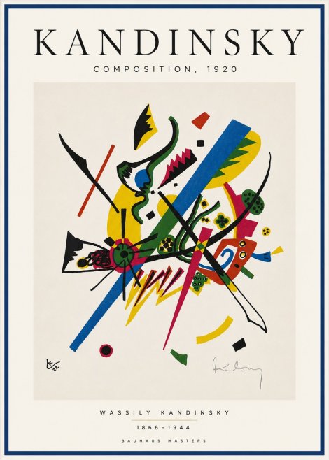 Kandinsky Composition, 1920 No5 - Plakát