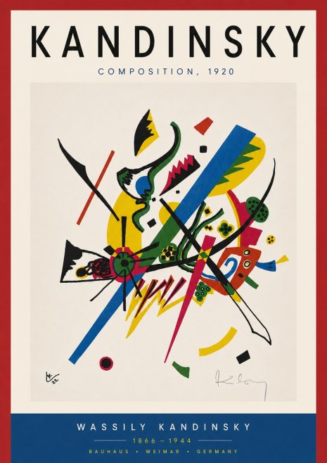 Kandinsky Composition, 1920 No6 - Plakát