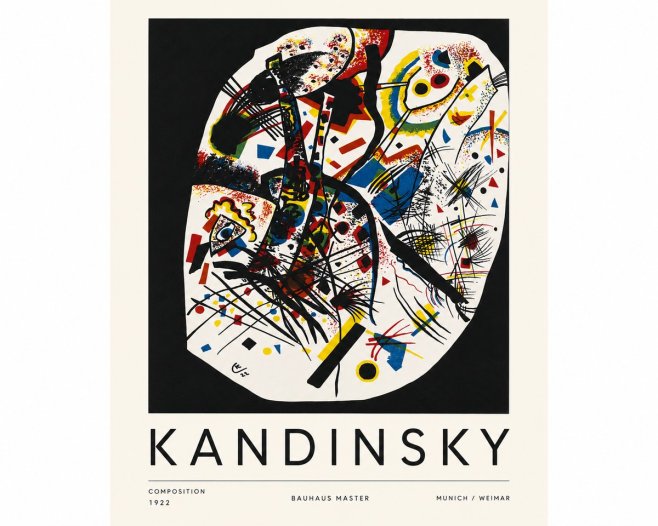 Kandinsky Composition 1922 No3 - Plakát
