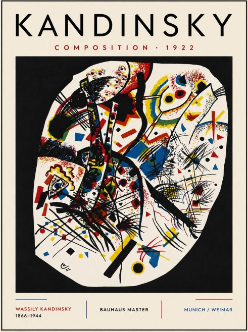 Kandinsky Composition 1922 No6 - Plakát