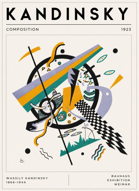 Kandinsky Composition III No3 - Plakát