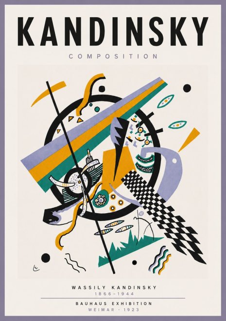 Kandinsky Composition III No5 - Plakát