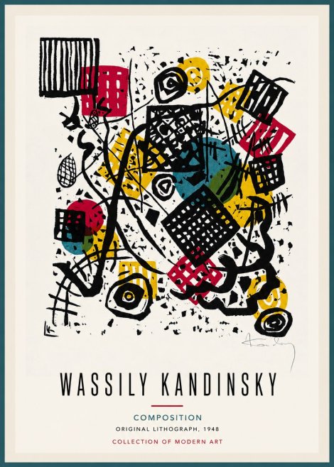 Kandinsky Composition IV No2 - Plakát