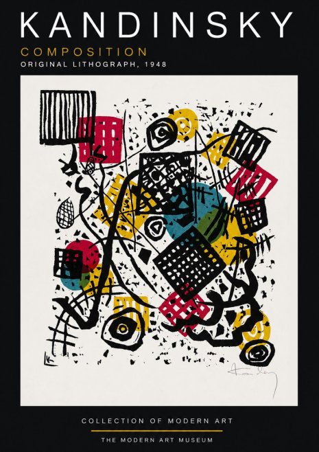 Kandinsky Composition IV No3 - Plakát