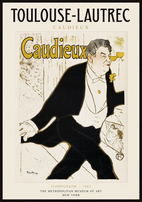 Toulouse-Lautrec Caudieux No1 - Plakát