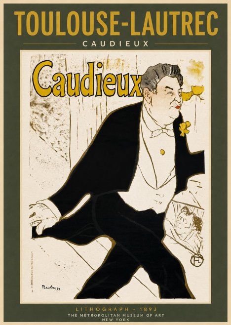 Toulouse-Lautrec Caudieux No2 - Plakát
