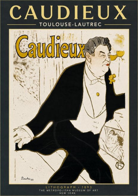 Toulouse-Lautrec Caudieux No6 - Plakát