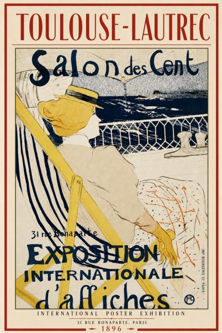 Toulouse-Lautrec Salon Des Cent No4 - Plakát