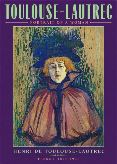 Toulouse-Lautrec Portrait of a Woman I No4 - Plakát