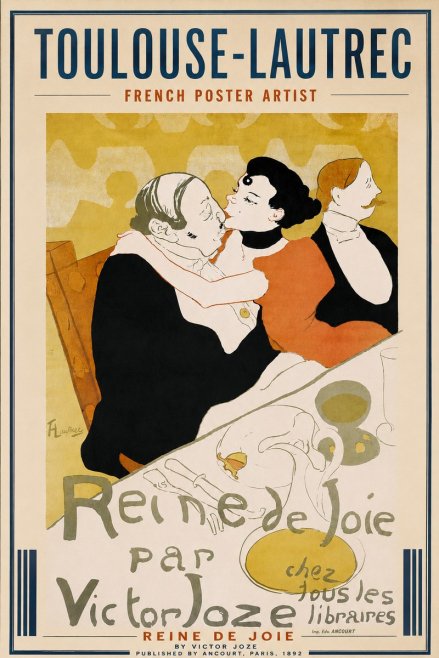 Toulouse-Lautrec Reine De Joie I No3 - Plakát
